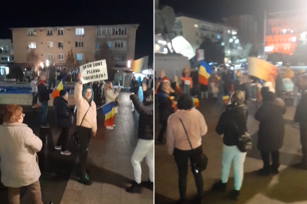 Și la Deva s-a ieșit în stradă pentru libertate (VIDEO)
