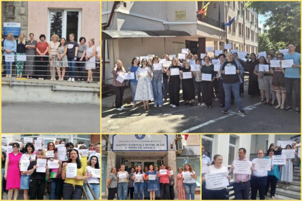 Proteste ale angajaților de la stat la Deva și în toată țara. Sindicaliștii cer o întâlnire urgentă cu Ilie Bolojan