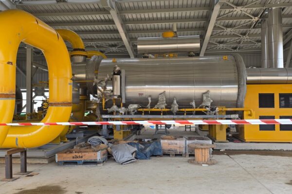 ”Inspecție” pe șantier. Lucrările la centrala pe gaz de la Mintia, în grafic (FOTO)