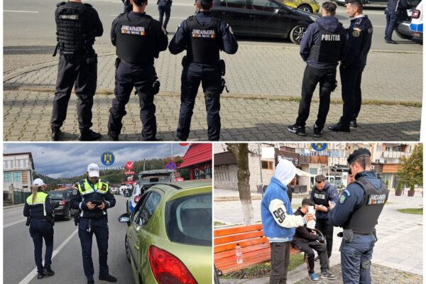 (VIDEO) Razie de amploare a polițiștilor, în Deva și Valea Jiului